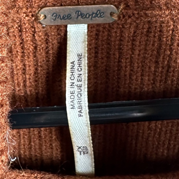 Free People Pink Block Softly Structured Sweater Tunic Size XS - Picture 7 of 9